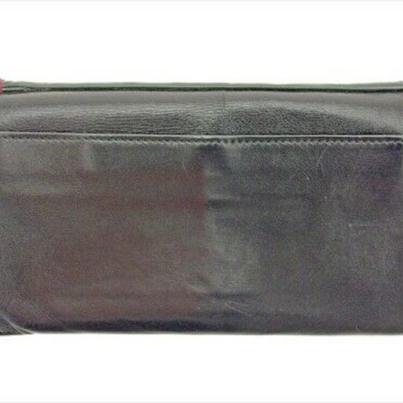 Gucci Long Wallet Sherry Line Black leather Woman unisex Authentic Used T8826 - Picture 8 of 10